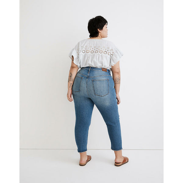 The Perfect Vintage Crop Jean in Clymer Wash