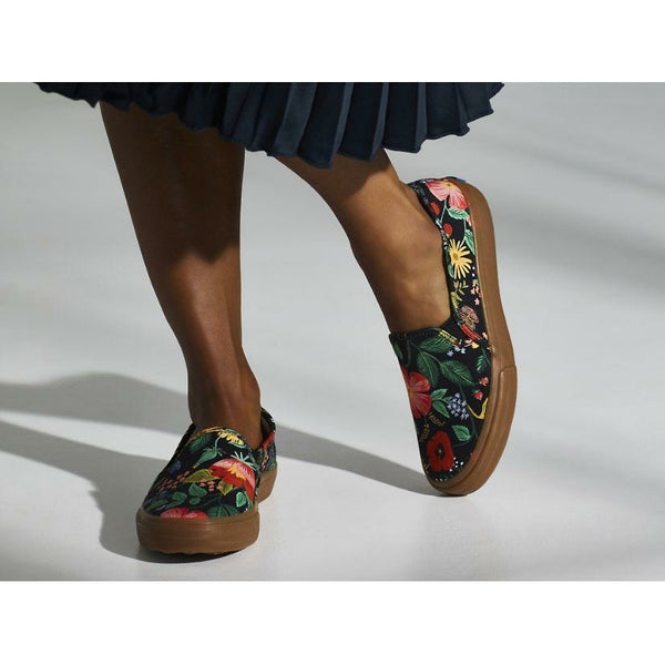 Keds x Rifle Paper Co. Botanical Double Decker Sneaker The Curvy Shop