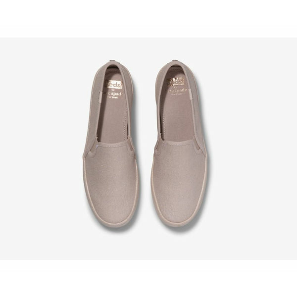 Keds double decker sales slip on taupe