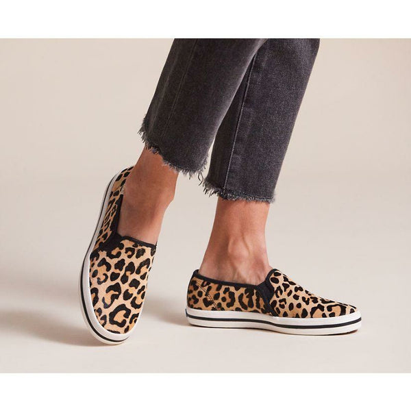 Keds kate spade 2024 leopard slip on